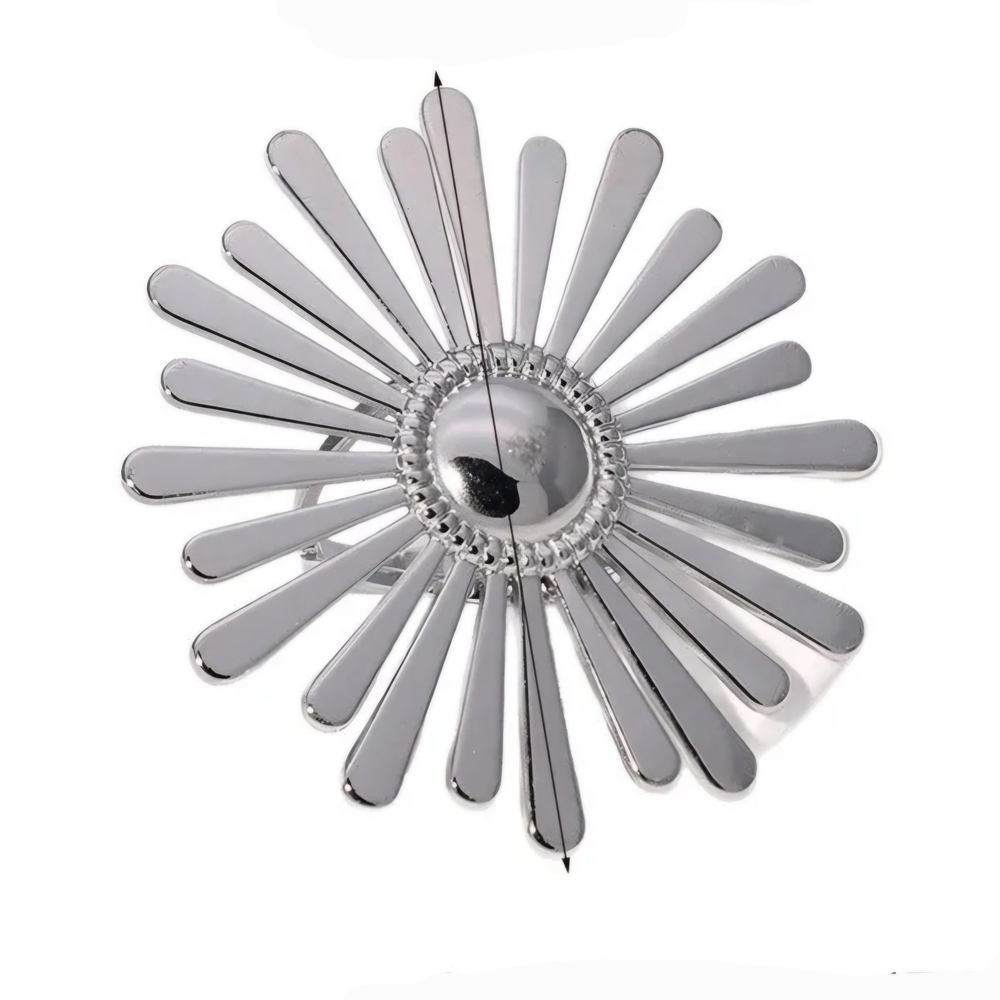 Silver Flower Ring